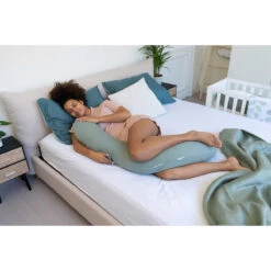 Doomoo Buddy Tetra Jersey Green Voedingskussen B33 -Baby Producten Winkel doomoo buddy tetra jersey green voedingskussen b33 1