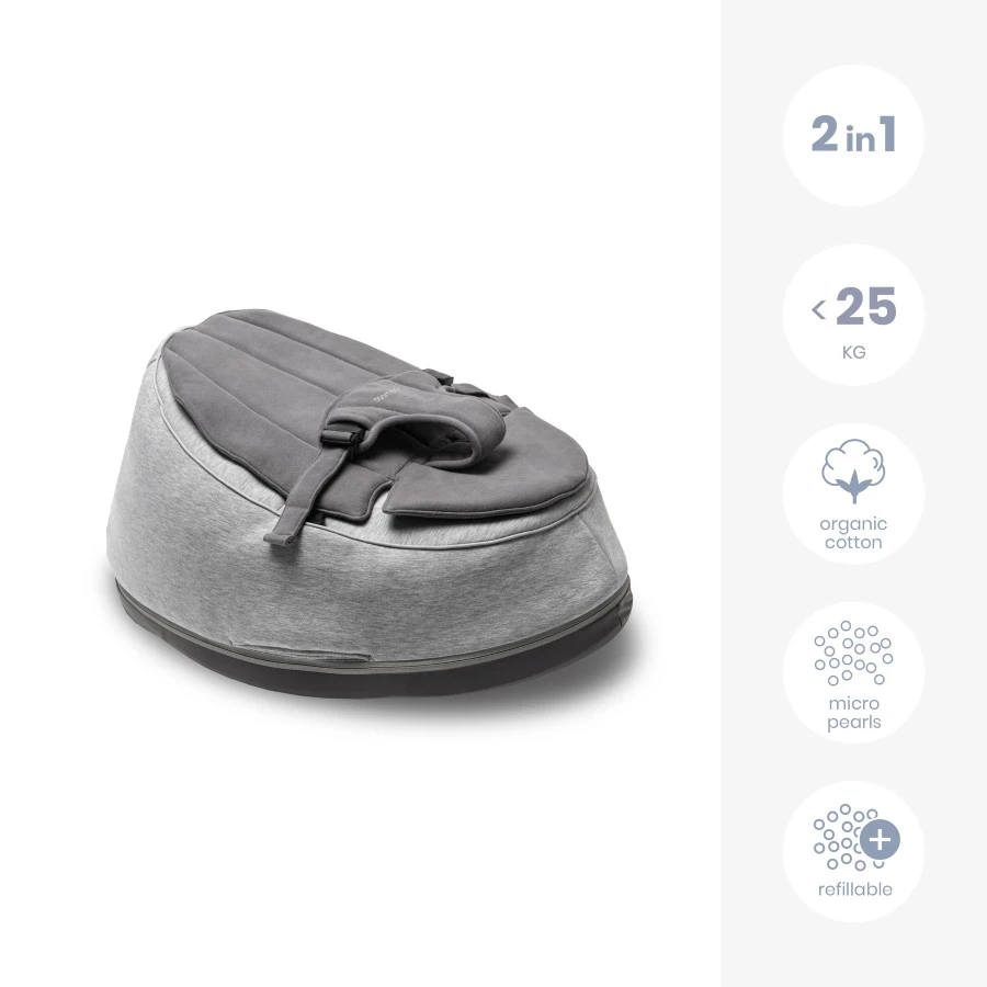 Doomoo Seat'n Swing Grijs Zitzak 02 5 Doomoo Seat'n Swing Grijs Zitzak 02 - Afbeelding 3