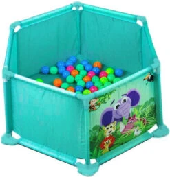 Eco Toys Jungle Turquoise Box En Ballenbak CH51012D -Baby Producten Winkel eco toys jungle turquoise box en ballenbak ch51012d 02