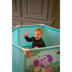 Eco Toys Jungle Turquoise Box En Ballenbak CH51012D -Baby Producten Winkel eco toys jungle turquoise box en ballenbak ch51012d 04