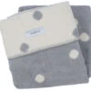 Zaffiro Ecru & Grijs Gestipt 75 X 100 Cm Wiegdeken 14970 -Baby Producten Winkel ecrugrijsstippen 5