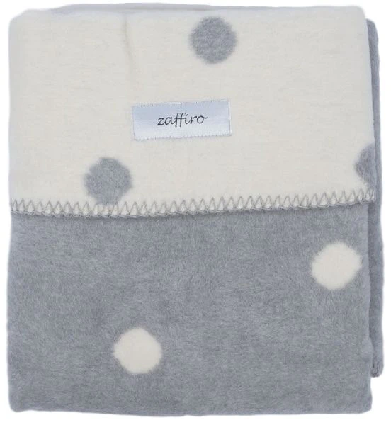 Zaffiro Ecru & Grijs Gestipt 75 X 100 Cm Wiegdeken 14970 4 Zaffiro Ecru & Grijs Gestipt 75 X 100 Cm Wiegdeken 14970 - Afbeelding 2