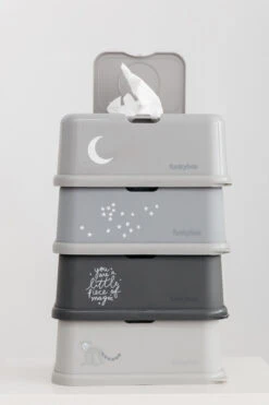 FunkyBox Clay Grey Little Stars FB36 9 FunkyBox Clay Grey Little Stars FB36 -Baby Producten Winkel funkybox sfeer 9
