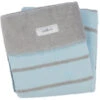 Zaffiro Grijs & Lichtblauw Gestreept 75 X 100 Cm Wiegdeken 15205 -Baby Producten Winkel grijsblauwstrepen 4