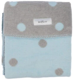 Zaffiro Grijs & Blauw Gestipt 100 X 150 Cm Ledikantdeken 15328 -Baby Producten Winkel grijslichtblauwstippendeken 4