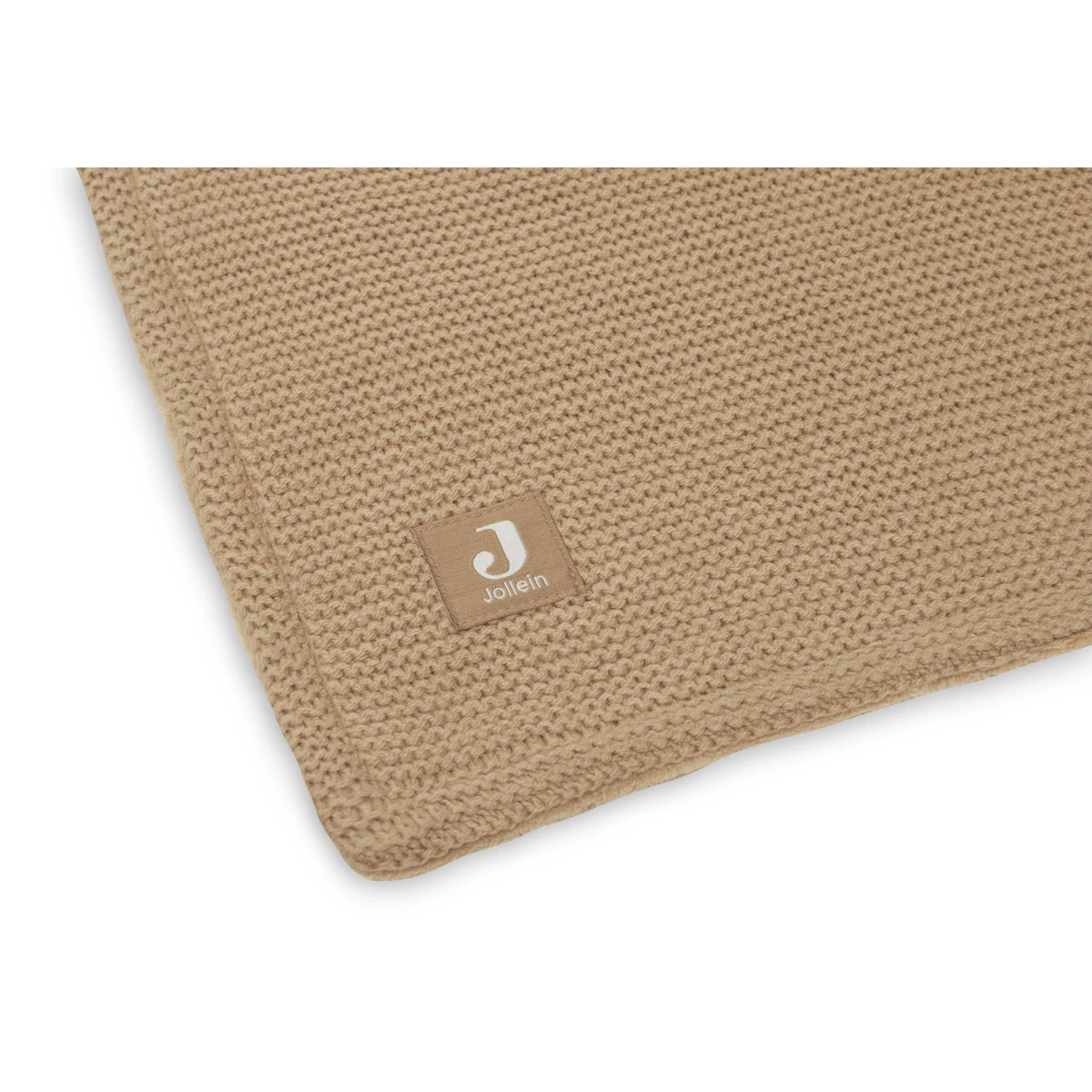 Jollein Basic Knit Biscuit / Fleece 100 X 150 Cm Ledikantdeken 517-522-66072 - Afbeelding 5