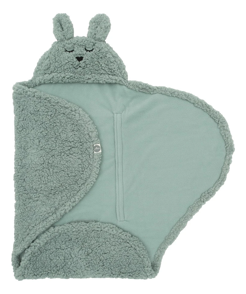 Jollein Bunny Ash Green Wikkeldeken 032-566-66018 3 Jollein Bunny Ash Green Wikkeldeken 032-566-66018