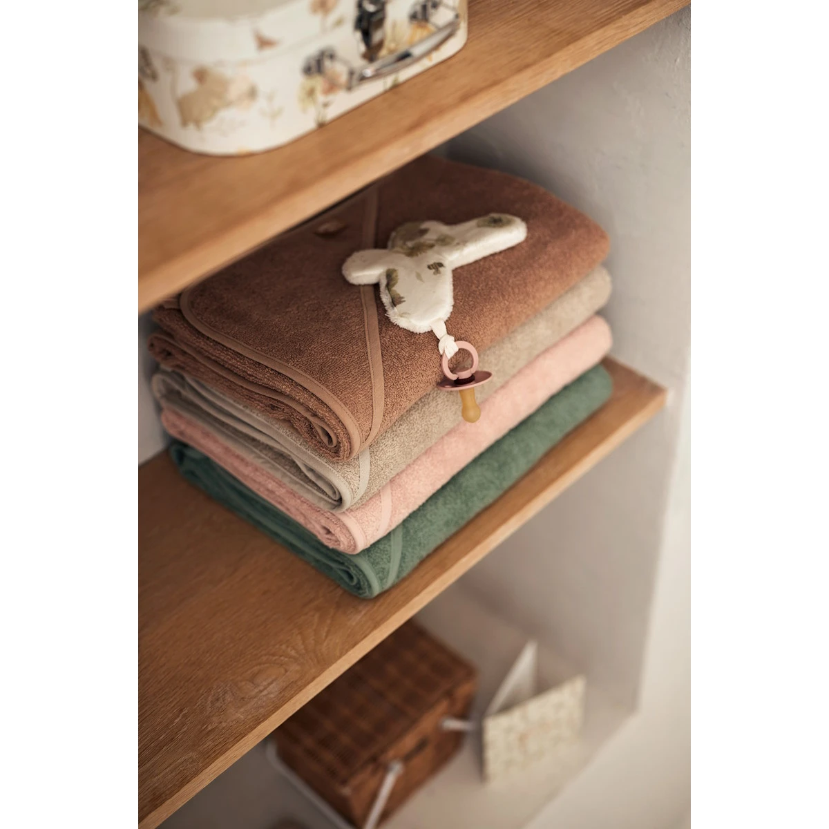 Jollein Pale Pink Badstof 100 X 100 Cm XL Badcape 534-836-00090 - Afbeelding 7