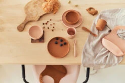 Jollein Pale Pink Siliconen Dinerset 705-007-00090 -Baby Producten Winkel jollein siliconen dinerset 4 1