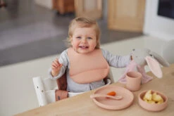 Jollein Pale Pink Siliconen Dinerset 705-007-00090 -Baby Producten Winkel jollein siliconen dinerset 8