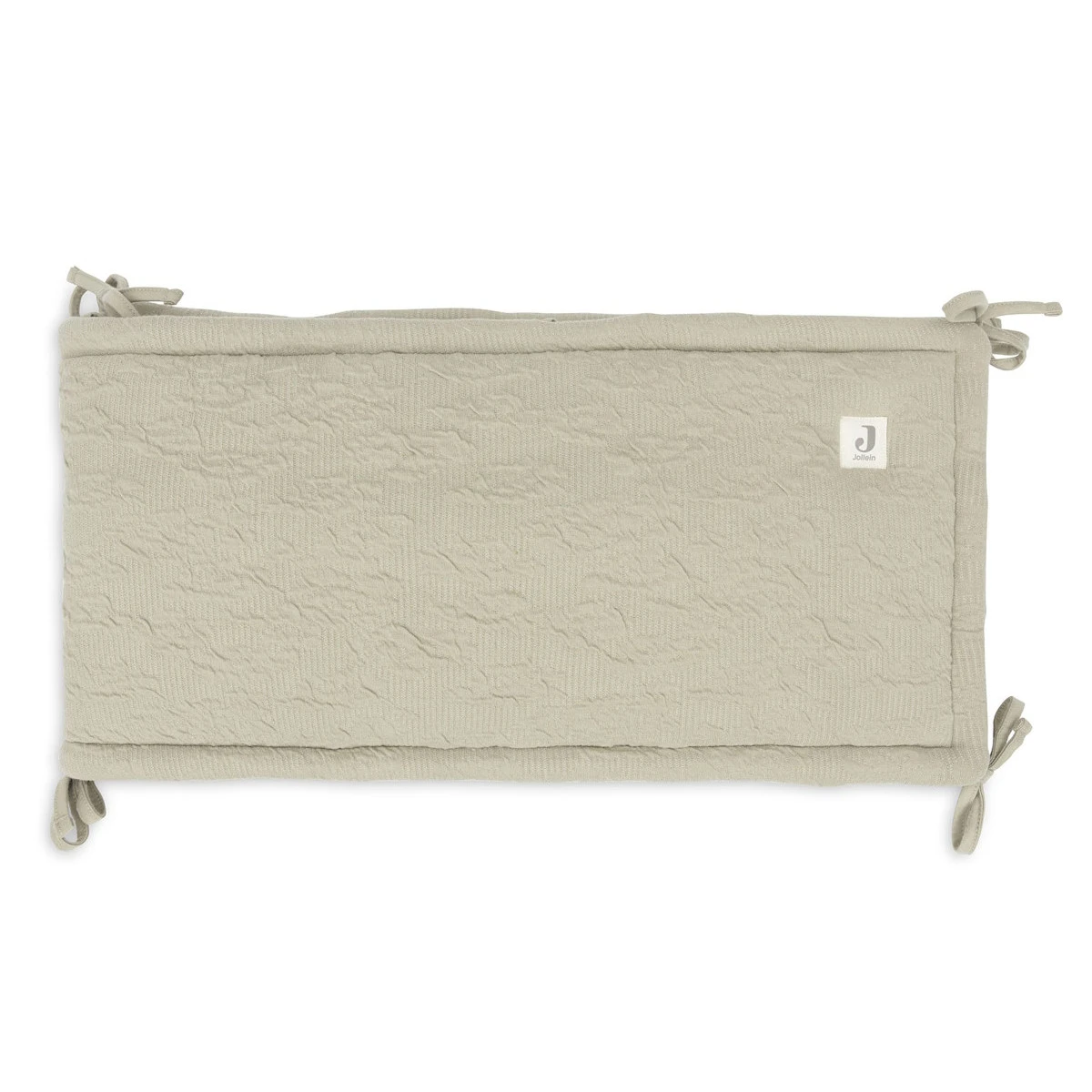 Jollein Soft Waves Olive Green 30 X 180 Cm Bedbumper 004-895-67052 - Afbeelding 2
