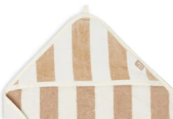 Jollein Terry Stripe Biscuit 75 X 75 Cm Badcape 534-514-67000 -Baby Producten Winkel jollein terry stripe biscuit 75 x 75 cm badcape 534 514 67000 4