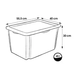 Keeeper Bambi Wit 45L Opbergbox 1223900126600 -Baby Producten Winkel keeeper bambi wit 45l opbergbox 1223900126600 5