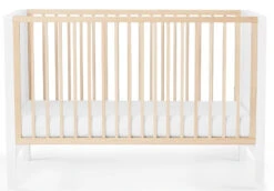 Kinderkraft Mia Wit Ledikant KKHMIAWHT0000 -Baby Producten Winkel kinderkraft mia wit ledikant incl. matras kkhmiawht000m 1 5 1