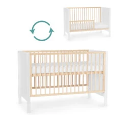 Kinderkraft Mia Wit Ledikant KKHMIAWHT0000 -Baby Producten Winkel kinderkraft mia wit ledikant incl. matras kkhmiawht000m 8 1