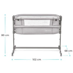 Kinderkraft Neste Up Melange Wieg Aan Bed KKLNESTGRYM00N -Baby Producten Winkel kinderkraft neste up grey light melange wieg aan bed kklnestgry000n 7 2