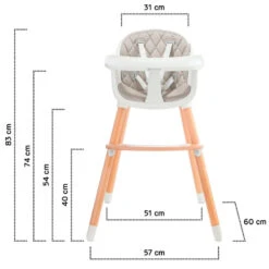 Kinderkraft Sienna Grey 2-in-1 Kinderstoel KKKSIENGRY0000 -Baby Producten Winkel kinderkraft sienna grey kinderstoel kkksiengry0000 12