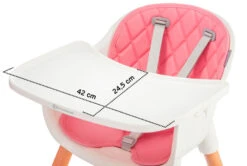 Kinderkraft Sienna Pink 2-in-1 Kinderstoel KKKSIENPNK0000 -Baby Producten Winkel kinderkraft sienna pink kinderstoel kkksienpnk0000 11