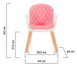 Kinderkraft Sienna Pink 2-in-1 Kinderstoel KKKSIENPNK0000 -Baby Producten Winkel kinderkraft sienna pink kinderstoel kkksienpnk0000 9