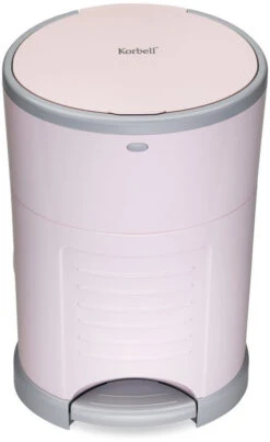 Korbell Pink Nappy Disposal System Luieremmer M250DSP -Baby Producten Winkel korbell luieremmer roze 1