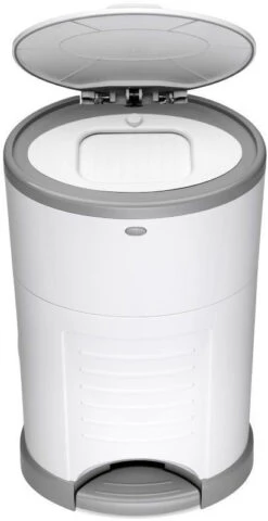 Korbell Wit Nappy Disposal System Luieremmer M250DSW -Baby Producten Winkel korbell luieremmer wit 4