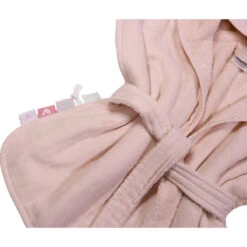 Label Label Blush Pink Badstof/Hydrofiel Badjas LLTT-934666 -Baby Producten Winkel lltt 934666 bath robe blush pink 03