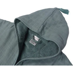 Label Label Silver Blue Badstof/Hydrofiel Badjas LLTT-934673 -Baby Producten Winkel lltt 934673 bath robe silver blue 05