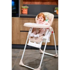 Lorelli Dulce Cool Grey Leather Kinderstoel 1010045-2325 -Baby Producten Winkel lorelli dulce kinderstoel sfeer 2 1