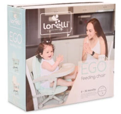Lorelli Ego Grey Inklapbare Stoelverhoger 1010048-0002 -Baby Producten Winkel lorelli ego beige kinderstoel 1010048 0002 8