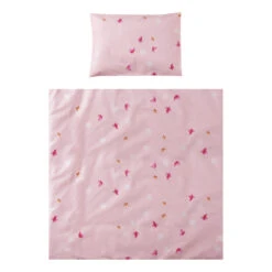 Lorelli Eva Pink Butterflies 5-delige Set Voor Wieg En Ledikant 2080114-5801