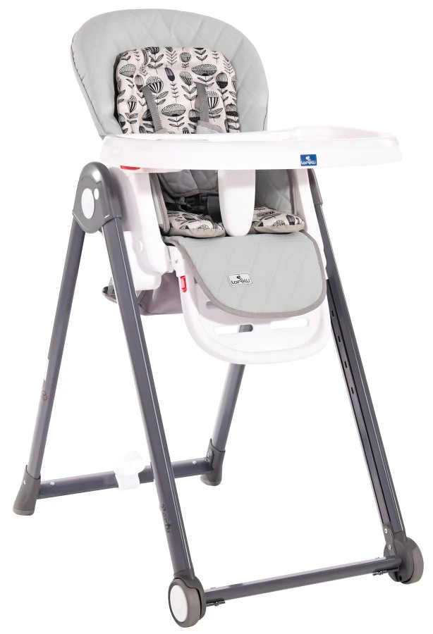 Lorelli Party Cool Grey Leather Kinderstoel 1010037-2123 3 Lorelli Party Cool Grey Leather Kinderstoel 1010037-2123