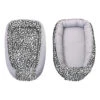 MamaLoes Amy Panter Grijs Omkeerbaar Babynest 84719 -Baby Producten Winkel mamaloes amy panter grijs omkeerbaar babynest 84719