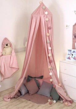 MamaLoes Amy Pure Roze Klamboe 80052 -Baby Producten Winkel mamaloes amy pure roze klamboe 80052