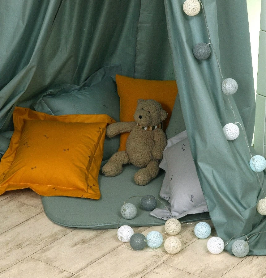 MamaLoes Amy Pure Stonegreen Klamboe 80100 4 MamaLoes Amy Pure Stonegreen Klamboe 80100 - Afbeelding 2