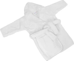 MamaLoes Badstof White 0-1jr Badjas ML5088 -Baby Producten Winkel mamaloes badstof white 0 1jr badjas ml5088 05 1