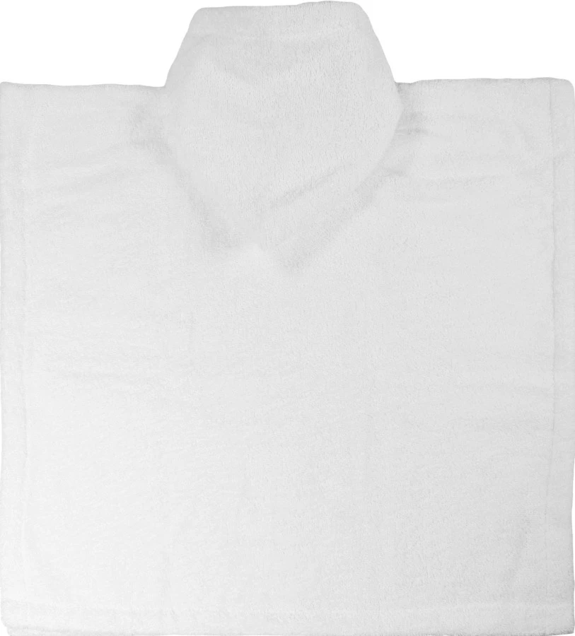 MamaLoes Badstof White Baby Poncho ML5288 4 MamaLoes Badstof White Baby Poncho ML5288 - Afbeelding 2