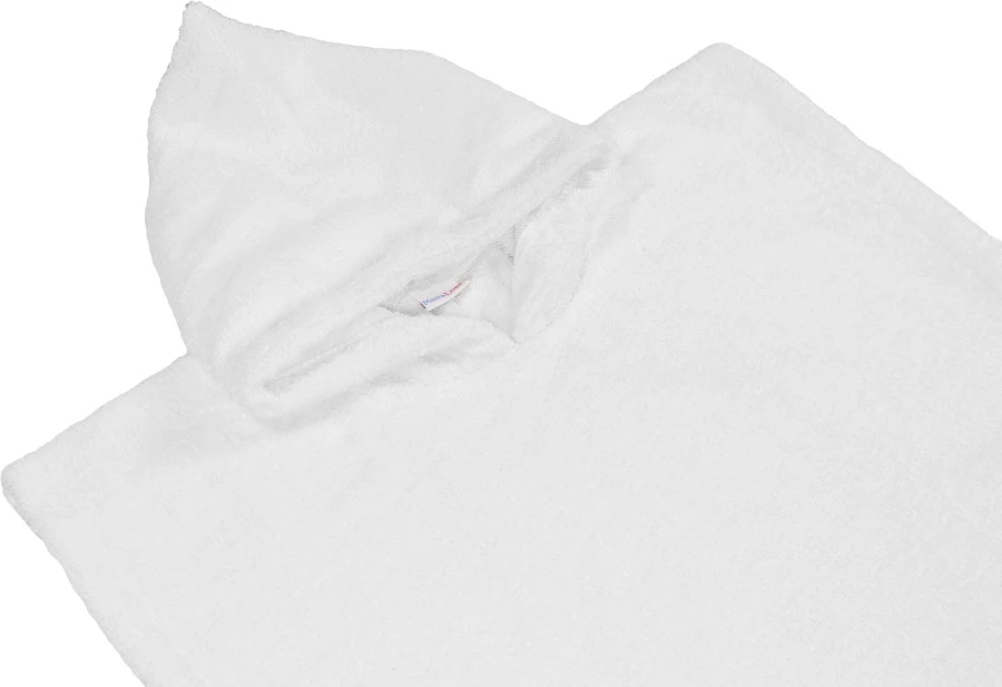 MamaLoes Badstof White Baby Poncho ML5288 6 MamaLoes Badstof White Baby Poncho ML5288 - Afbeelding 4