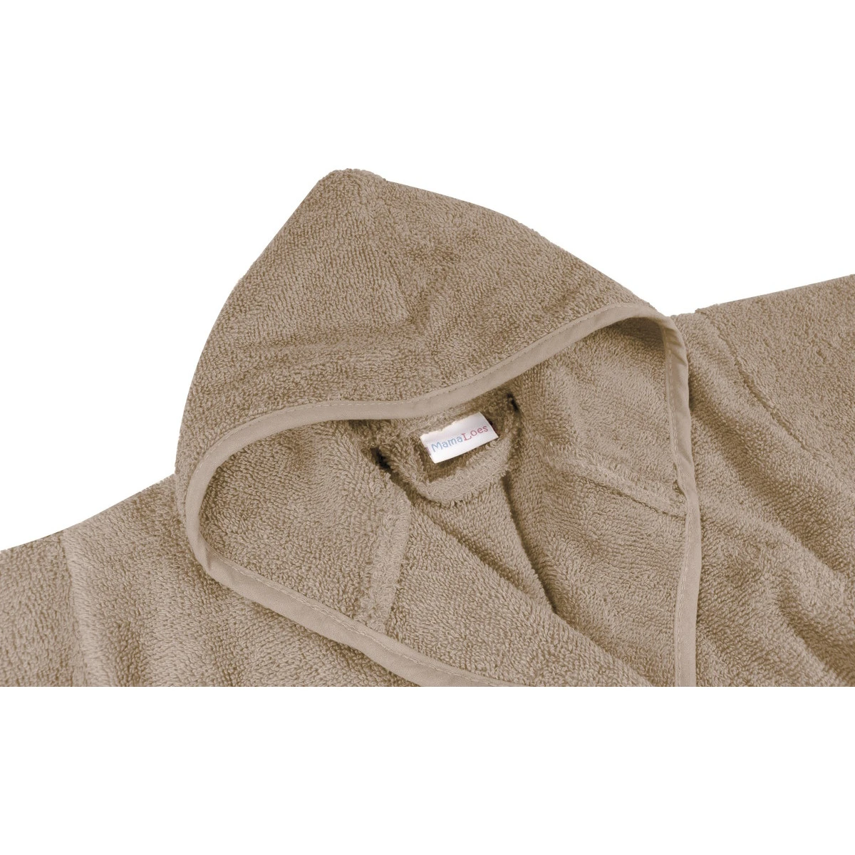 MamaLoes Badstof Zand 0-1jr Badjas ML010305 7 MamaLoes Badstof Zand 0-1jr Badjas ML010305 - Afbeelding 5