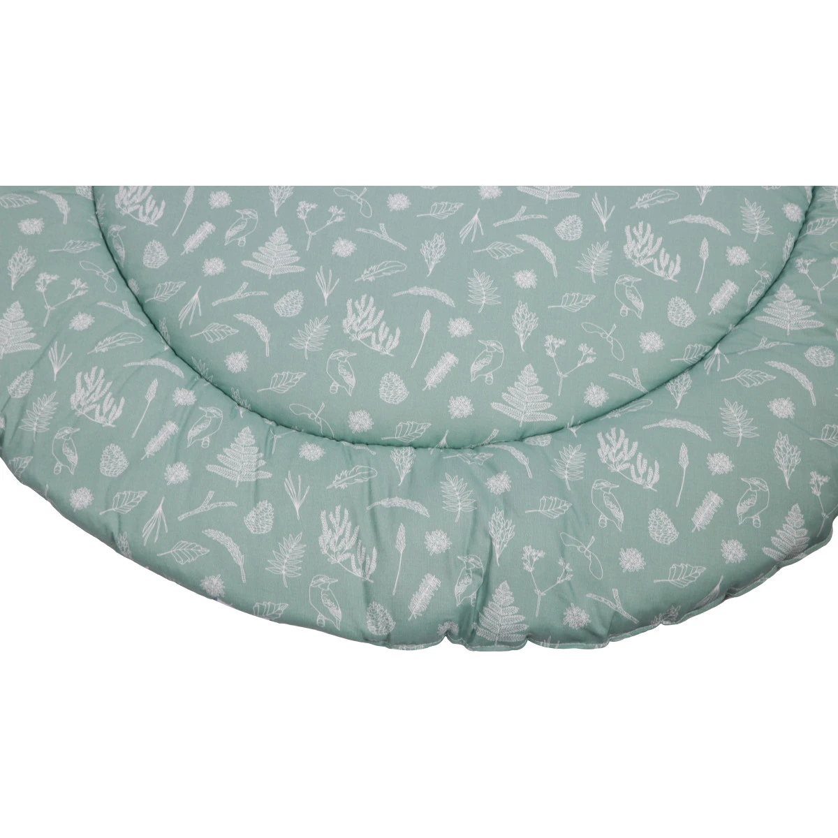 MamaLoes Botanical Stone Green 90 Cm Rond Boxkleed ML020238 4 MamaLoes Botanical Stone Green 90 Cm Rond Boxkleed ML020238 - Afbeelding 2