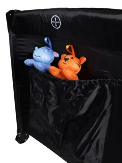 Ding Deluxe Grey Campingbedje Incl. Bodemverhoger -Baby Producten Winkel mamaloes ding deluxe black campingbedje incl. bodemverhoger 13 1