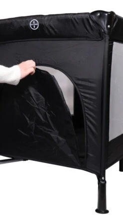 Ding Deluxe Black Campingbedje Incl. Bodemverhoger -Baby Producten Winkel mamaloes ding deluxe black campingbedje incl. bodemverhoger 8