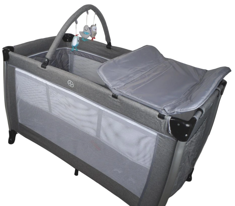 Ding Estilo Melee Grey Ledikant En Reisbedje 5 Ding Estilo Melee Grey Ledikant En Reisbedje - Afbeelding 3