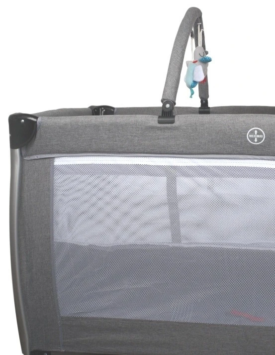 Ding Estilo Melee Grey Ledikant En Reisbedje 11 Ding Estilo Melee Grey Ledikant En Reisbedje - Afbeelding 9