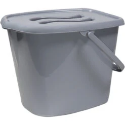 MamaLoes Grijs Badset Incl. Zwarte Badstandaard -Baby Producten Winkel mamaloes grijs luieremmer ml050316 2 1