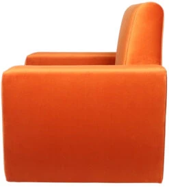 Ding Jamie Velvet Sienna Kinderfauteuil DI-34202 -Baby Producten Winkel mamaloes kinderfauteuil velvet oranje 02k