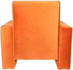 Ding Jamie Velvet Sienna Kinderfauteuil DI-34202 -Baby Producten Winkel mamaloes kinderfauteuil velvet oranje 03k
