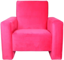 Ding Jamie Velvet Roze Kinderfauteuil DI-34206