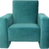 Ding Jamie Velvet Petrol Kinderfauteuil DI-34205 -Baby Producten Winkel mamaloes kinderfauteuil velvet turquoise 01k