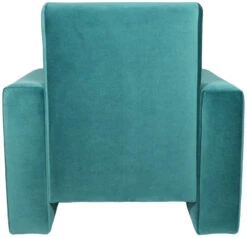 Ding Jamie Velvet Petrol Kinderfauteuil DI-34205 -Baby Producten Winkel mamaloes kinderfauteuil velvet turquoise 03k