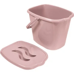 MamaLoes Licht Roze Badset Incl. Witte Badstandaard 25 MamaLoes Licht Roze Badset Incl. Witte Badstandaard -Baby Producten Winkel mamaloes licht roze luieremmer ml050304 1 2